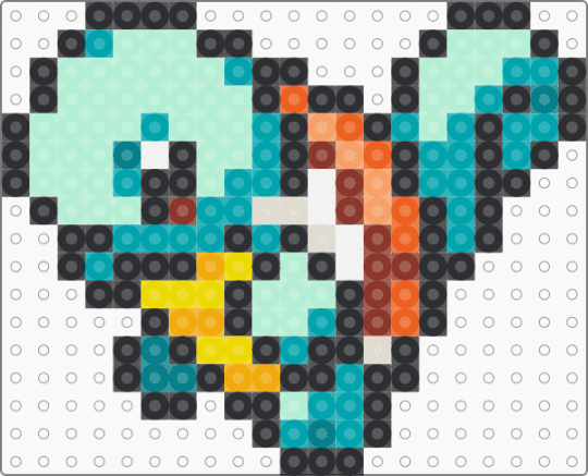 squirtle for a friend - teal,light blue