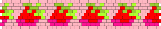 Strawberry loop - pink