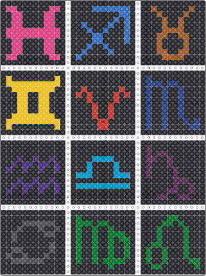 homestuck trolls - black,pink,yellow,green,colorful