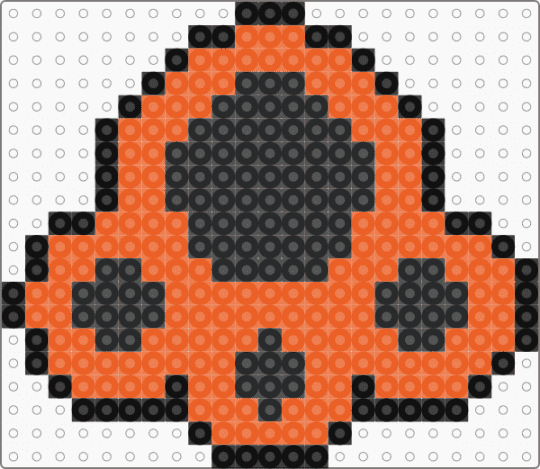 homestuck extended zodiac- Taurmini - orange,black