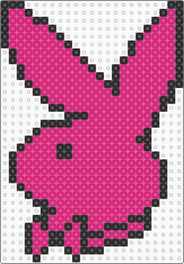 Playboy bunny - black,pink