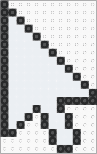 Computer mouse - cursor,black,white