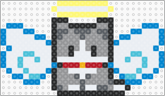 Angel cat - cat,animal,angel,wings,white,blue,gray