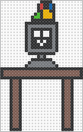 Computer Fuse Bead Patterns - Gallery - Kandi Pad | Kandi Patterns ...