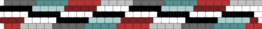 (large) simplified transharmen (odd peyote stitch) - gray,brown,red,colorful,transharmed n transharmful,we dont support nc harm,transids are valid though,transharmen n transhaten umbs,transid pride cuff,radqueer umbrella i believe,pro rq transidentity