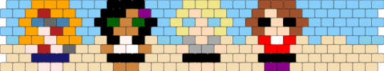 Lotf - light blue,orange,beige