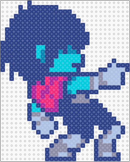kris jojo posing - blue