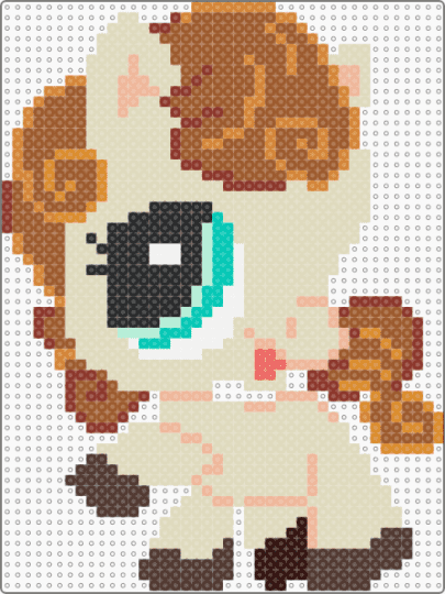 babys first kandipad thing - pony,horse,kawaii,animal,littlest pet shop,lps,beige,tan