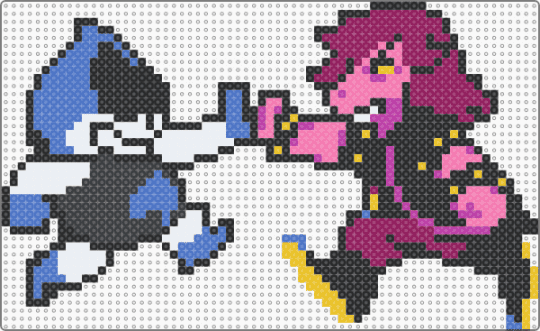 YEAAAAH - black,pink,deltarune,susie,lancer,susie deltarune,lancer deltarune