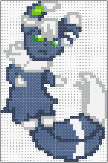 Meowstic - purple,blue,beige