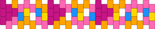 Zooble Cuff (bigger) - pink,orange