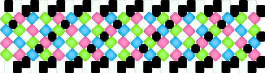 Nightlight Striped Cuff - green,pink,light blue,trans,transgender,contrast