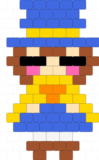 Hattie (regular palette) - blue,yellow,red,hatkid,hat kid,ahit,a hat in time,ahatintime,game,video game