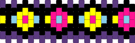Abstraction Cuff (TADC / The Amazing Digital Circus) - purple,yellow,tadc,fandom,the amazing digital circus,black,eyes,creepy,neon