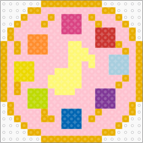 ojamajo doremi training tap melt - pink,orange