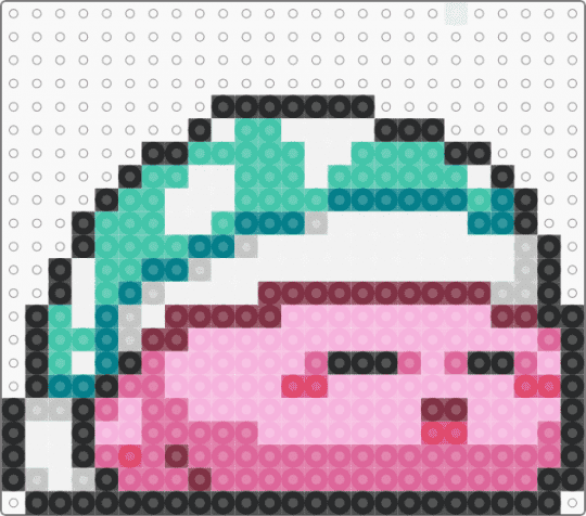 kirbo - pink,teal