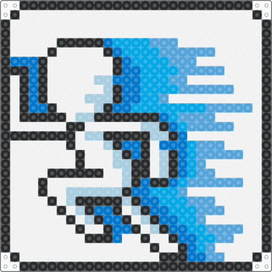 Maplestory: Teleport - white,blue,light blue