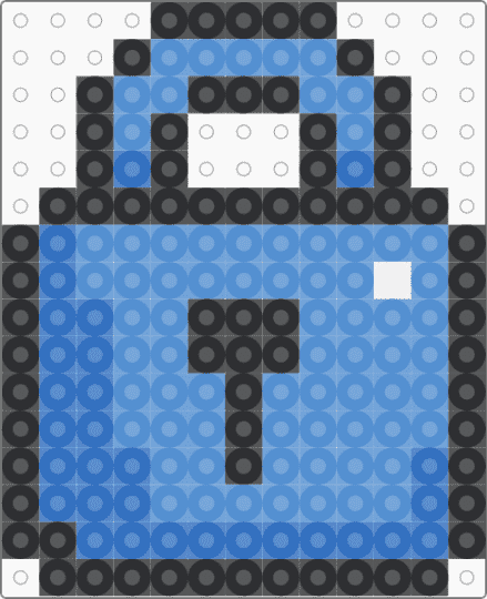 Blue Lock - padlock,lock,key,light blue,blue