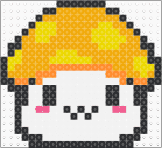 Maplestory Mushroom - orange, yellow