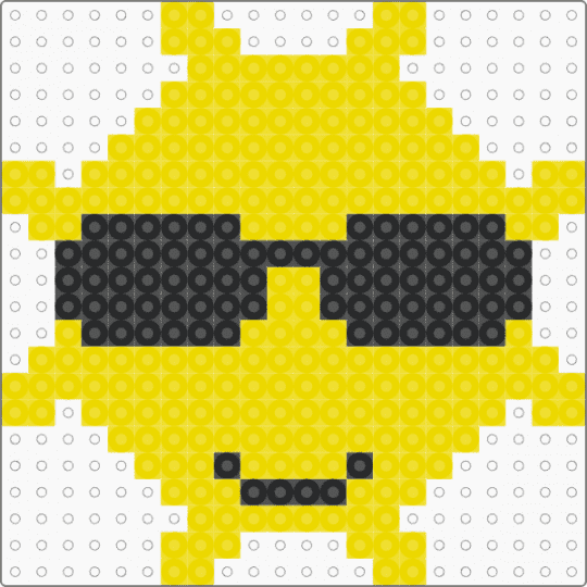 Cool Sun - yellow,black,cotdbrightness,sun,charm