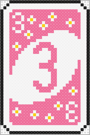 uno deck 3 pink - pink