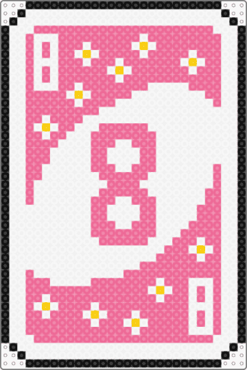 uno deck 8 pink - pink