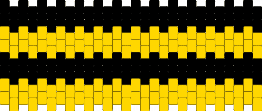 Bee Stripe Cuff /Small 28 - black,yellow,bee,stripe