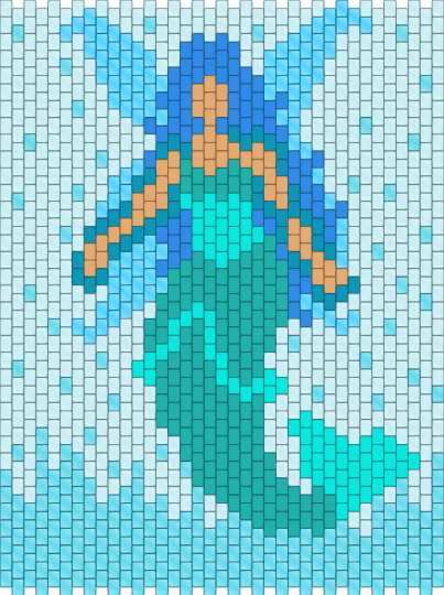 Fairy Mermaid Panel - fairy, mermaid
