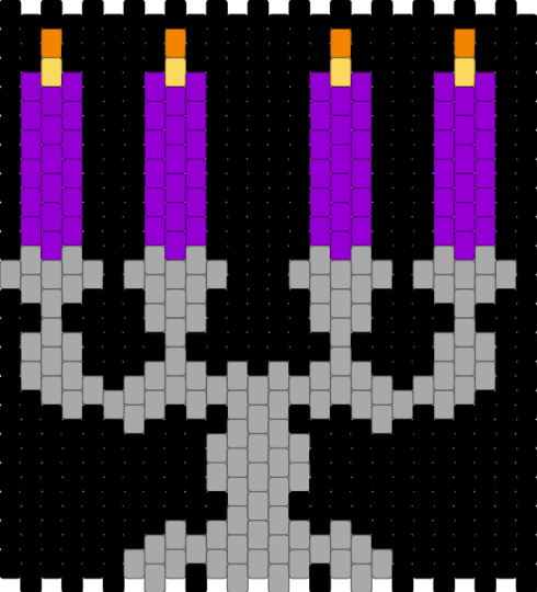 Candelabra Panel - candelabra, candle, gothic, halloween, panel
