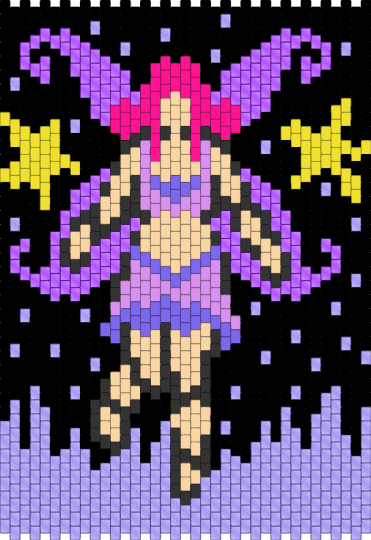 Starlight Fairy V.3 - black, blue, purple