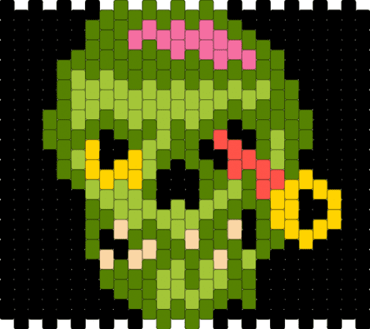 Zombie Face Panel - halloween, panel, zombie