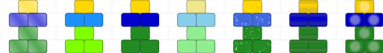 Roblox mini noob keychains (different variants) - yellow,green,purple,noob,roblox,keychain,mini,charm,blue