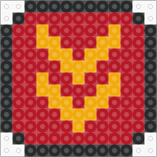 Star Defender Legion symbol (Space King) - defender, insignia, logo, red, space, space king, star, star defender, warhammer