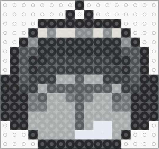 Deimos madness combat charm (Grin variant) - black, deimos, gray, grey, grunt, madness combat, white
