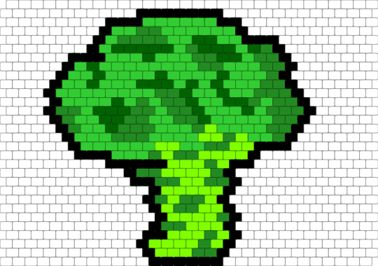 Broccoli Tapestry - all green, broccoli, dark green, food, green, light green, mini tree, vegatable, white