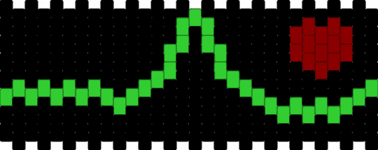 Heart Rate Monitor Cuff - black,green,red,heart,health,monitor,beep,machine,cotdhospitals