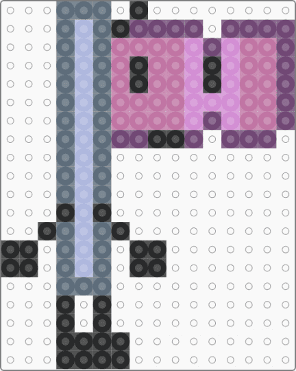Flaggy - Object cringe - gray, osc, pink