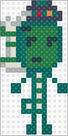 Calvin - DAGFE - gray, green, osc, teal