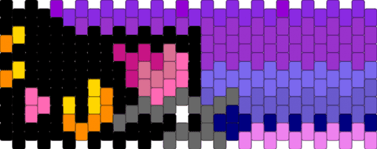 Black cat - pink,blue,purple,cotddarkness,cat,cute,halloween