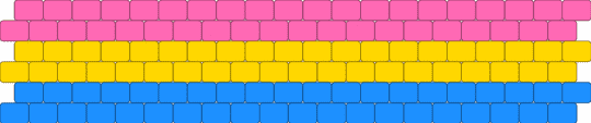 PANCAKE - pink,yellow,light blue