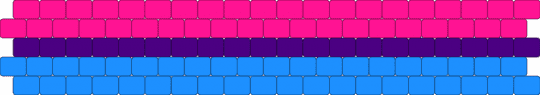 Bi cuff (I tried) - pink,light blue