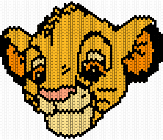 Simba - Lion King - orange