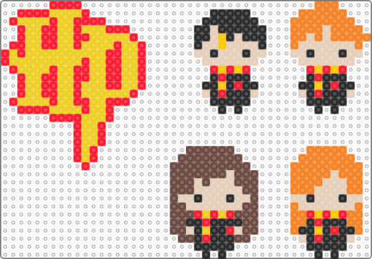 hp 1/3 - harry potter,charms,logo,characters,movie,character,yellow,red,beige