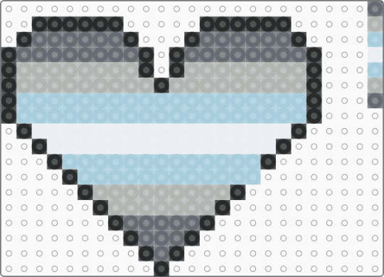 DemiBoy Heart - beige,light blue
