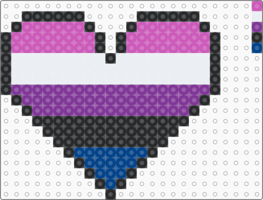 GenderFluid Heart - pink