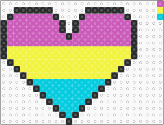 Pan Flag - pink,yellow