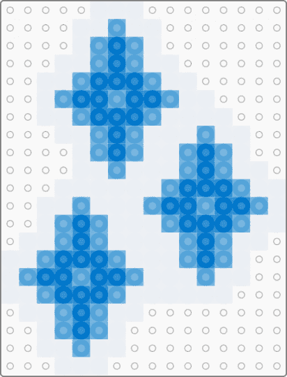 Rarity Cutie Mark - light blue,blue