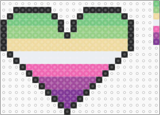 Genderfae Heart - teal,pink