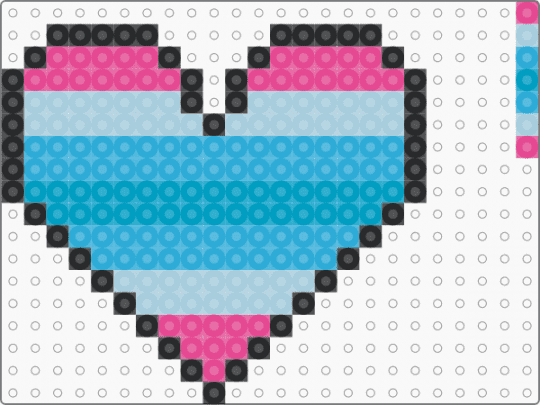 TransMasc Heart - light blue