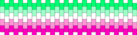 ABROSEXUAL FLAG CUFF - teal,pink